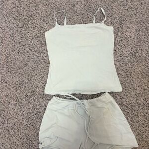 Skims Baby Blue Cami and Short Set